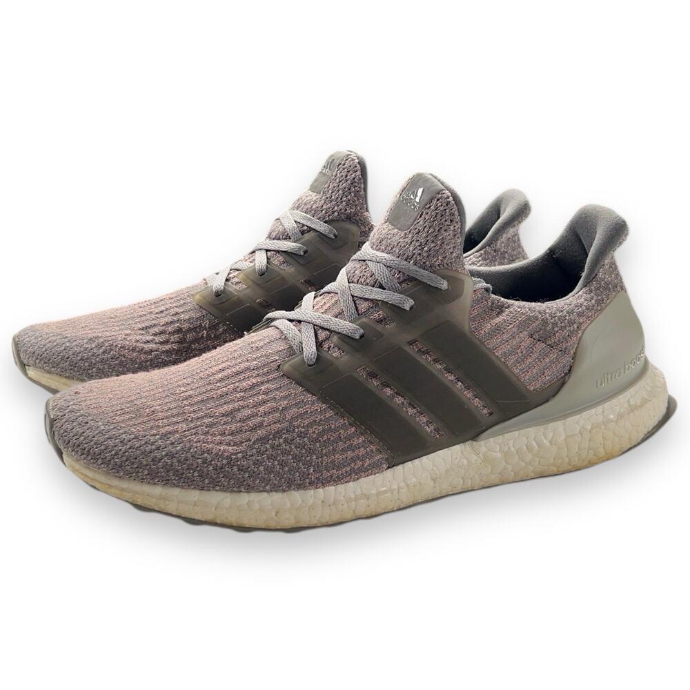 Adidas Ultraboost 3.0 Mens 11.5 Knit Running Shoes Trace Pink